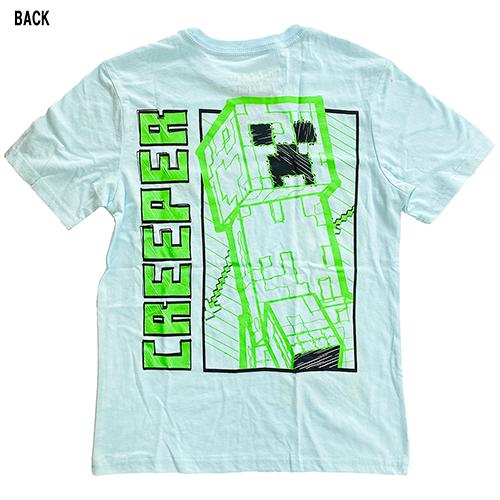 マインクラフト キッズ 半袖 Tシャツ ( 水色 XLサイズ ) 17831c マイクラ 服 洋服 140 150 子ども服 6才 7才 海外 輸入品 インポート |  | 01