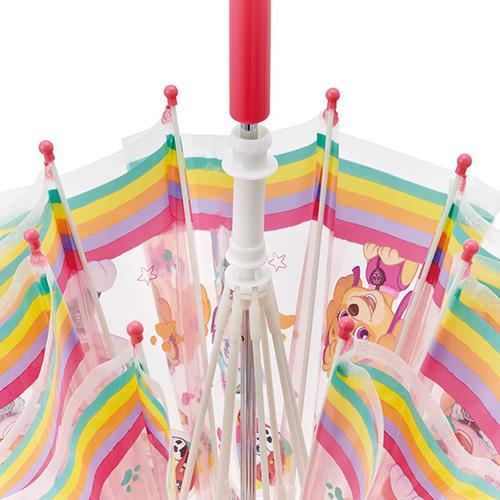 パウパトロール レスキュー 傘 雨具 キッズ ビニール傘 40cm 17943 手開き 安全 雨傘 かさ 軽量 おなまえ札付き グラスファイバー パウパト PAWPATROL |  | 03