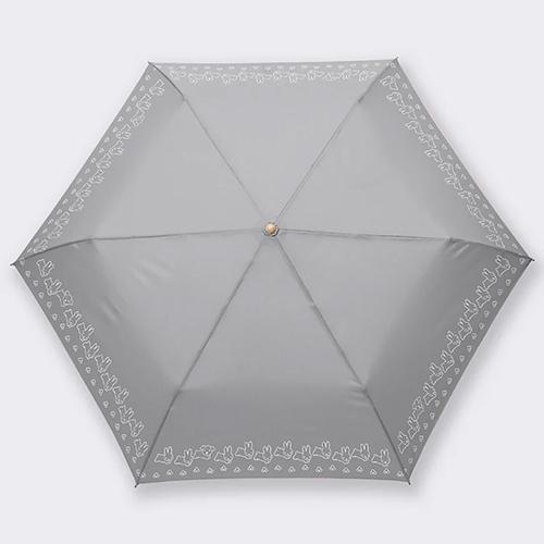 Dick Bruna ( ディック・ブルーナ ) 折り畳み傘 （ グレー うさぎ柄