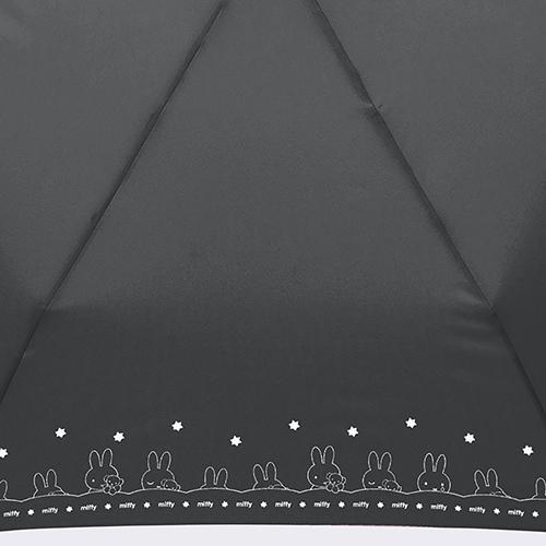 Dick Bruna ( ディック・ブルーナ ) 折り畳み傘 （ 黒 ミッフィー