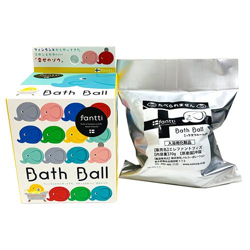 Fantti エレファントバンク バスボール 18007 入浴剤 発泡タイプ お風呂グッズ マスコット入り バスフィズ BathBall ファンティ フィンランド 北欧 |  | 01