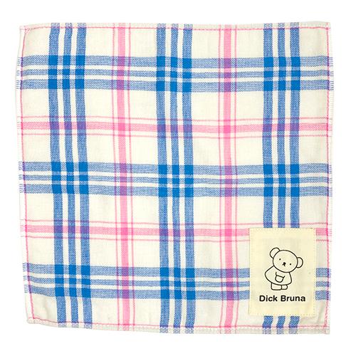 ミッフィー チェック ハンカチ ( BL boris柄 ）18164 ミニタオル