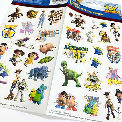 トイストーリー 4 キラキラ ステッカー シール 4シート 18223