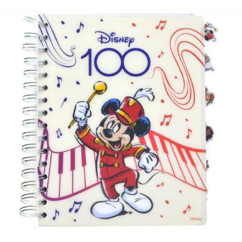 ディズニー 25周年 ミニメモ帳 ディズニー 100th A5 リングノート 18225 Disney 100周年記念