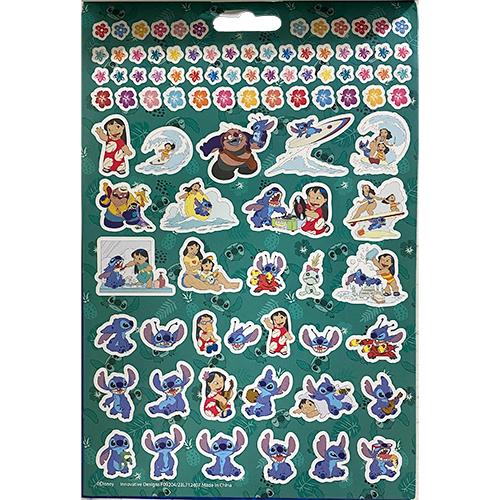 リロ ＆ スティッチ ステッカー ブック OVER300 4シート 18237 Lilo＆Stitch Disney シール ぷくぷく パフ 立体シール ご褒美シール 輸入品 インポート |  | 02