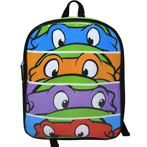【タートルズ リュック】ビッグプリント バックパック 訳あり】 TMNT 忍者 タートルズ 総柄 15インチ リュック 18254bc
