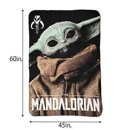 スターウォーズ ザ マンダロリアン フリース ブランケット 18265