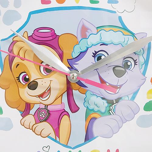 パウパトロール 壁掛け 時計 ( ガールズ ) ウォールクロック 18359b クロック 掛け時計 インテリア パウパト アナログ 輸入品 PAW3017FS |  | 02