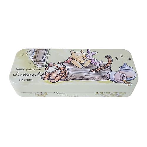 くまのプーさん 缶ペンケース ( グリーン ティガー ) 18360c 筆箱 缶