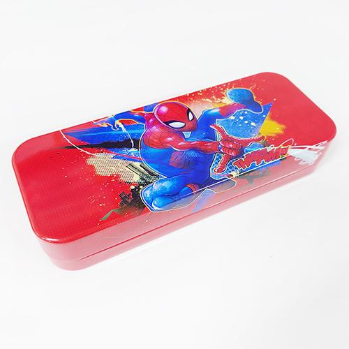 スパイダーマン 缶ペンケース ( レッド ) 18361b 筆箱 ふでばこ 缶ペン