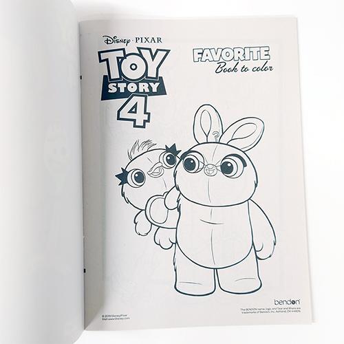 トイストーリー4 ぬりえ ＆ アクティビティー ブック ( パープル