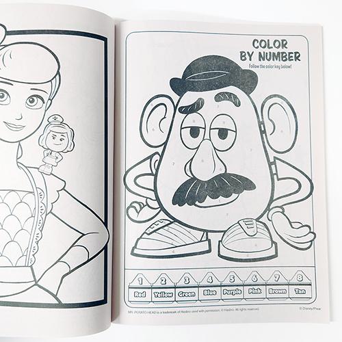 トイストーリー4 ぬりえ ＆ アクティビティー ブック ( パープル