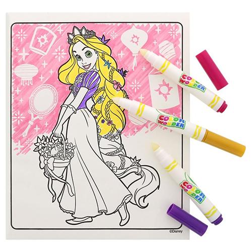 ディズニープリンセス NEWうきうきぬりえ カラーワンダー B柄 18635 disney princess 塗り絵 ペン お絵かき 文房具 クレヨラ crayola 8982429B |  | 05