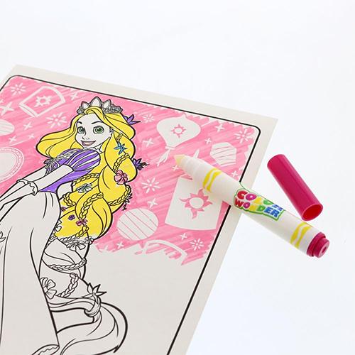 ディズニープリンセス NEWうきうきぬりえ カラーワンダー B柄 18635 disney princess 塗り絵 ペン お絵かき 文房具 クレヨラ crayola 8982429B |  | 06