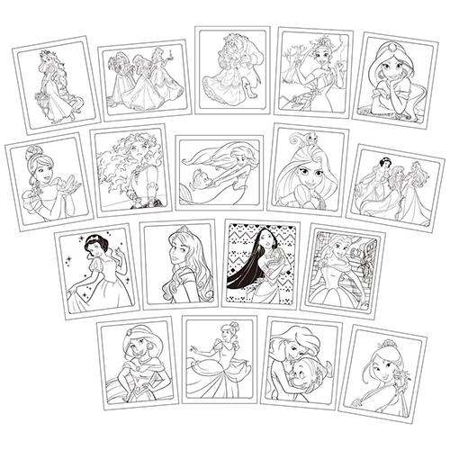 ディズニープリンセス NEWうきうきぬりえ カラーワンダー B柄 18635 disney princess 塗り絵 ペン お絵かき 文房具 クレヨラ crayola 8982429B |  | 07