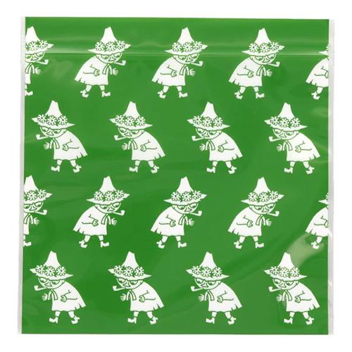 ムーミン ジッパーバッグ S 5枚入り ( スナフキン GR ) MP787 18662