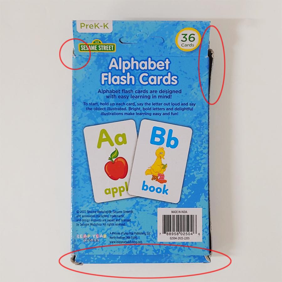 訳あり】 セサミストリート フラッシュカード ( Alphabet エルモ