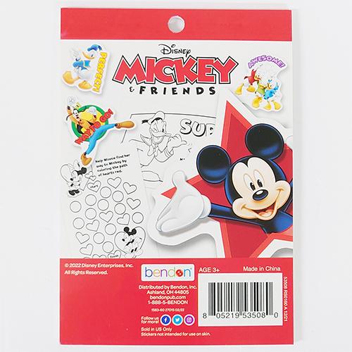 ミッキー ステッカー ＆ アクティビティー ブックレット 18724 シール