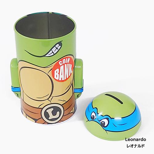 ミュータント タートルズ 缶 貯金箱 ( ラファエロ ／ 赤 ) 18728b