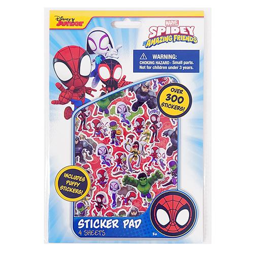 スパイディとすごいなかまたち ステッカー パッド パフシート入り 4シート OVER300 18733 シール SPIDEY MARVEL スパイダーマン 輸入品 716512SPF |  | 01
