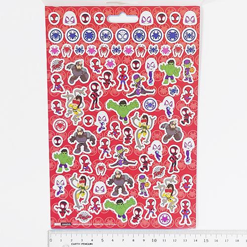 スパイディとすごいなかまたち ステッカー パッド パフシート入り 4シート OVER300 18733 シール SPIDEY MARVEL スパイダーマン 輸入品 716512SPF |  | 05
