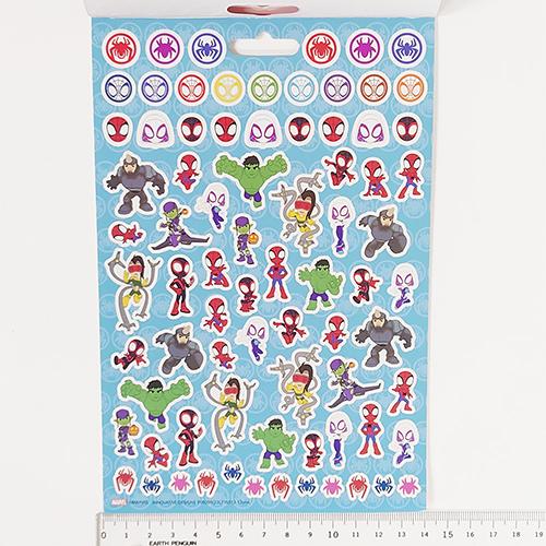 スパイディとすごいなかまたち ステッカー パッド パフシート入り 4シート OVER300 18733 シール SPIDEY MARVEL スパイダーマン 輸入品 716512SPF |  | 06