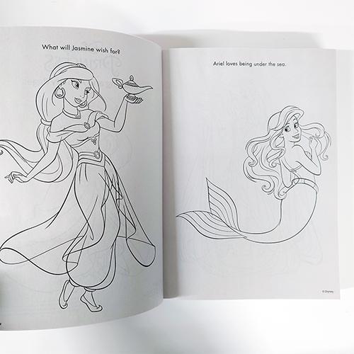 ディズニープリンセス ぬりえ ( 400ページ ) 18759 塗り絵 ぬり絵 英語