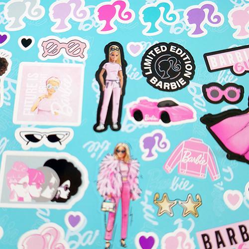 ニガミ17才、嘘つきバービーCDセット 1枚ステッカー付き バービー ステッカーブック 4シート OVER300 18762 シール Barbie