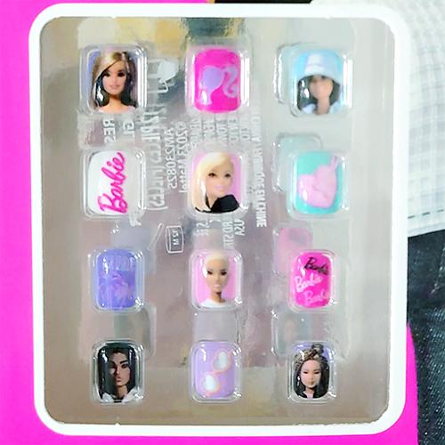 バービー キッズ ネイルチップ 12ピース 18775 ネイル ネイルグッズ つけ爪 つけづめ ネイルアート 接着剤付き おしゃれ カラフル BB0047GB |  | 01