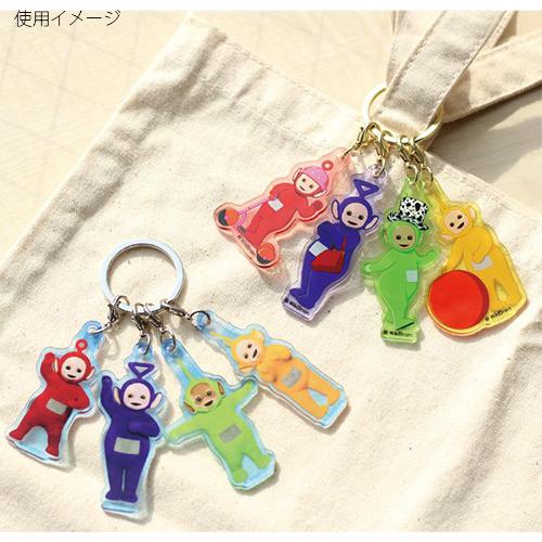テレタビーズ 4チャーム キーホルダー ( イラスト ) 18778 キー