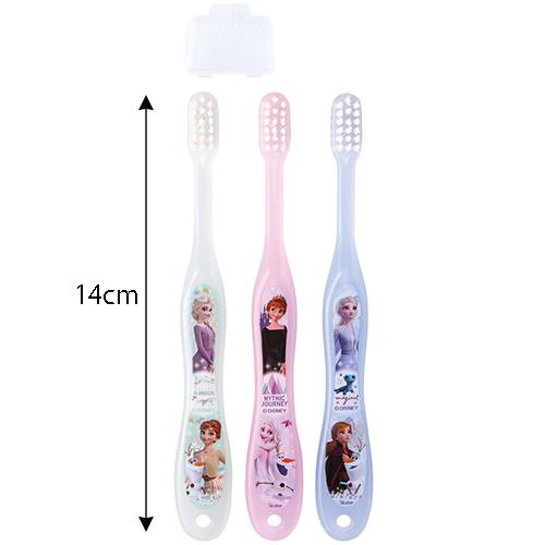 アナと雪の女王 2 こども 歯ブラシ 3本セット 18808 乳歯用 ハブラシ はぶらし キャップ付き アナ雪 やわらかめ 3才 4才 5才 Disney FROZEN |  | 01