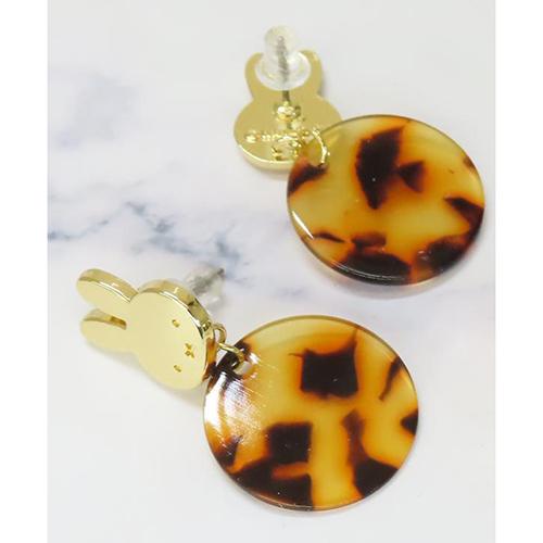 ミッフィー Marble ピアス ( べっ甲 ) 18829 イヤリング アクセサリー