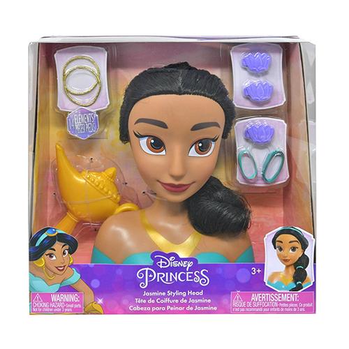 ディズニープリンセス スタイリングヘッド  ( ジャスミン ) 18870 おもちゃ 人形 ドール ヘアアレンジ リトルマーメイド 輸入品 インポート USA  ( 87370 ) | 