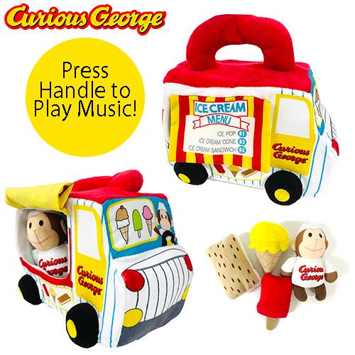 おさるのジョージ アイスクリーム トラック プラッシュ 18887 Curious