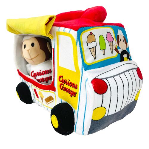 おさるのジョージ アイスクリーム トラック プラッシュ 18887 Curious