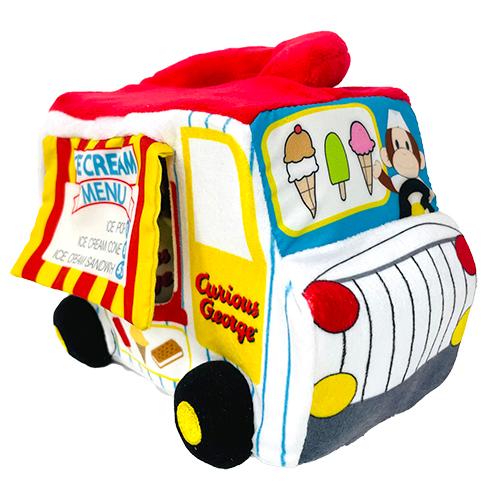 おさるのジョージ アイスクリーム トラック プラッシュ 18887 Curious