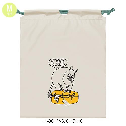 ムーミン ビニールショッパー MV684 ( L ムーミン/トランクLGY ) 18915