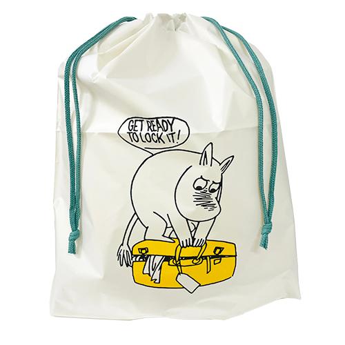 【廃盤】ミンミン ムーミン ビニールショッパー MV684 ( L ムーミン/トランクLGY ) 18915