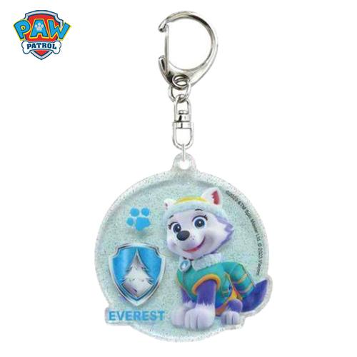 パウパトロール キラキラ アクリル キーホルダー 2 ( エベレスト ) 18923 パウパト グッズ キーチャーム キーチェーン かわいい ラメ PAW-KAK2-EV | 