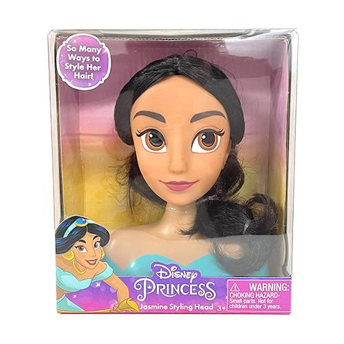 ディズニープリンセス スタイリングヘッド ミニ ( ジャスミン ) 18962 おもちゃ 人形 ドール ヘアアレンジ スタイリング スタイリスト アラジン 女の子 輸入品 | 