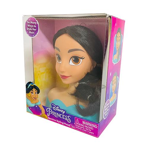 ディズニープリンセス スタイリングヘッド ミニ ( ジャスミン ) 18962 おもちゃ 人形 ドール ヘアアレンジ スタイリング スタイリスト アラジン 女の子 輸入品 |  | 01