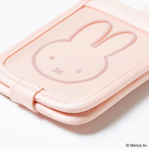ミッフィー CLEAR カードホルダー ( ピンク ) 18977 miffy グッズ パス