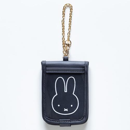 ミッフィー CLEAR カードホルダー ( ブラック ) 18978 miffy グッズ