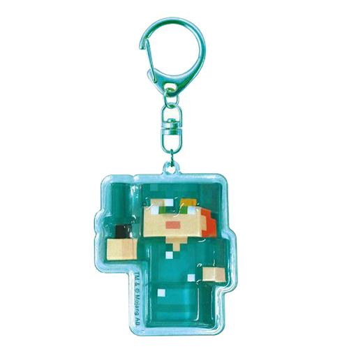 マインクラフト ぷっくりったい キーホルダー ( アレックス ) 18984 マイクラ グッズ Minecraft マイクラグッズ Mob キーチャーム かわいい ゲーム CPU1-MCT-AL | 