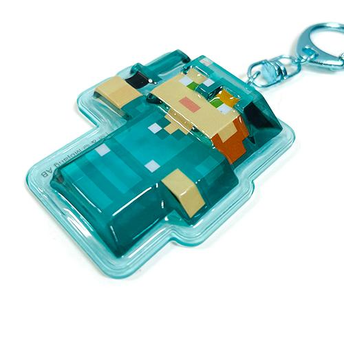 マインクラフト ぷっくりったい キーホルダー ( アレックス ) 18984 マイクラ グッズ Minecraft マイクラグッズ Mob キーチャーム かわいい ゲーム CPU1-MCT-AL |  | 02