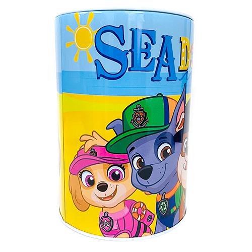 パウパトロール 缶 貯金箱 （ SEA DOGS ） 19075b PAW PATROL ちょきん
