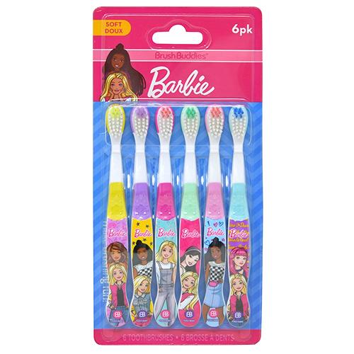 バービー 歯ブラシ 6本 セット 19110 はぶらし 歯ぶらし はみがき