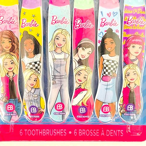 バービー 歯ブラシ 6本 セット 19110 はぶらし 歯ぶらし はみがき