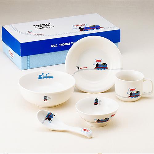 金正陶器 きかんしゃトーマス ( せんろ )子供用 食器 ギフトセット
