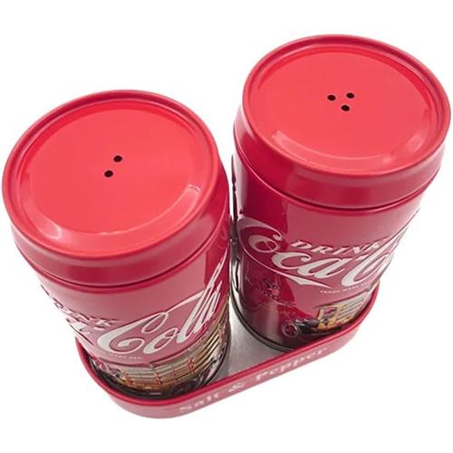コカ・コーラ ソルト ＆ ペッパー キャディ 缶 19150 コーラ キッチン 調味料入れ テーブルウェア インテリア Coca cola グッズ インポート 輸入 |  | 03